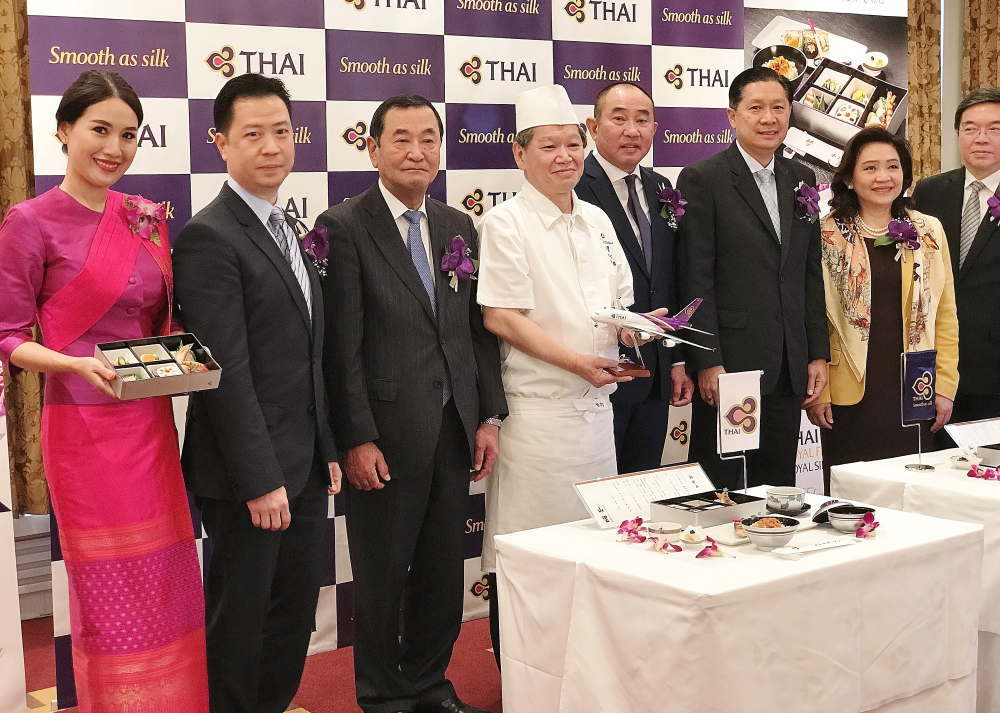 タイ国際航空 機内食発表会 ホテルオークラ東京