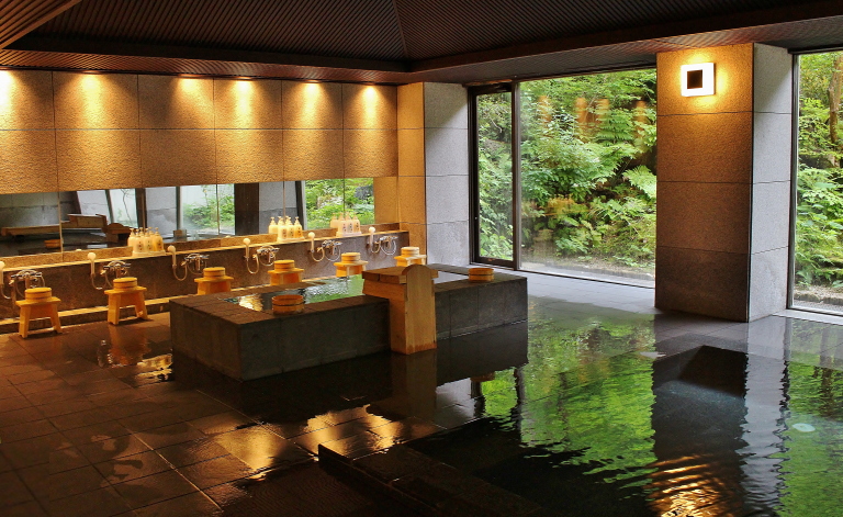 湯西川温泉 室内風呂