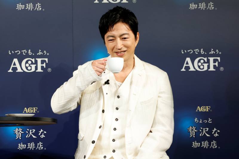 大沢たかお「珈琲は日常のパートナー」新CM発表会で語った“ちょっと贅沢な時間”