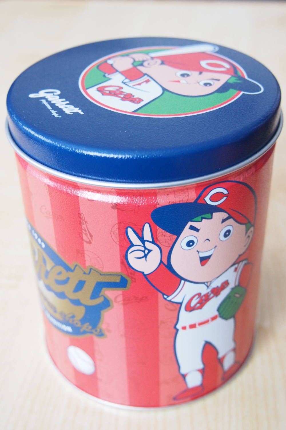 ギャレット 広島カープ缶