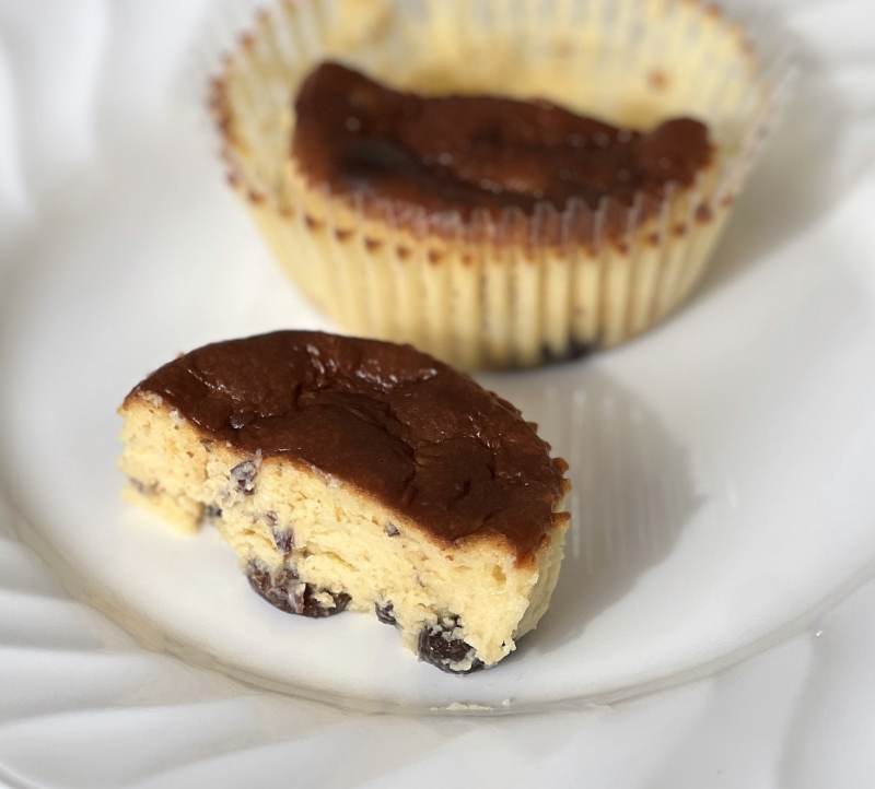 ラムレーズンバスクチーズケーキ