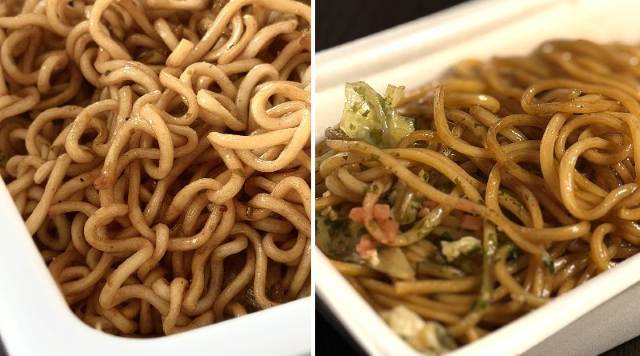 生ペヤングソースやきそば 麺比較