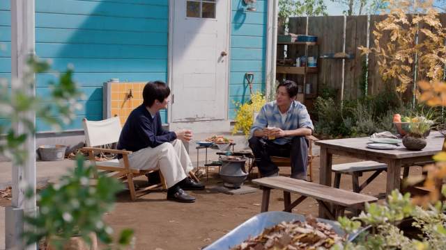 内村光良さん、目黒蓮さん 再会CM