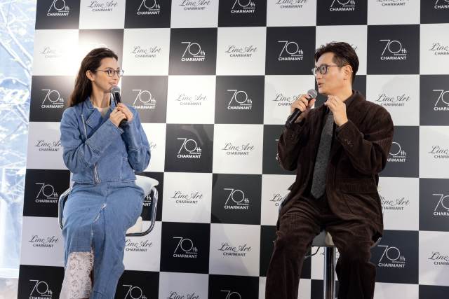 CHARMANT 70th Anniversary Event 中条あやみさん、井浦新さん