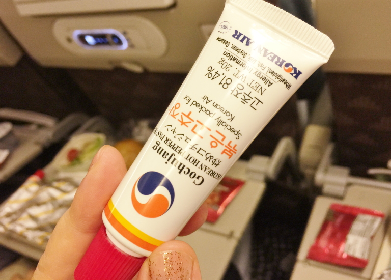 大韓航空 機内食 コチュジャンチューブ