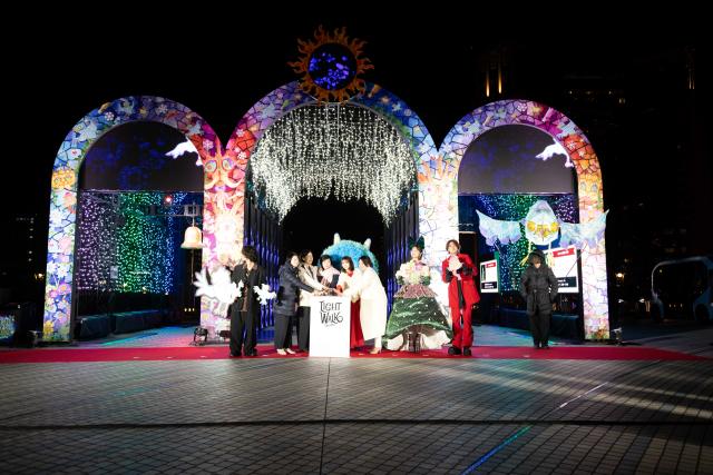 「LIGHT WALK ODAIBA」点灯式@シンボルプロムナード公園内 夢の大橋