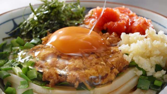 肉辛まぜうどん