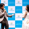 岡⽥ 准⼀さんと⽊村 ⽂乃さん