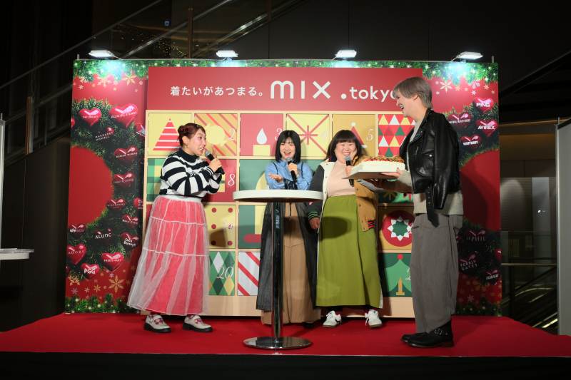 Mattさん16キロ減告白！「mix.tokyo POP UP STORE meets HOLIDAY」オープニングイベント