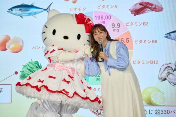 藤本美貴さん「おとなの肝油ドロップ新製品発表会」