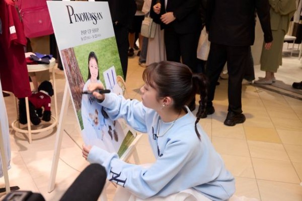 橋本環奈 愛犬ブランドピノワッサン取材会