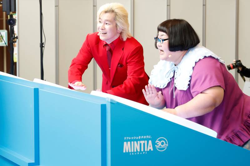 メイプル超合金 「ミンティア リフレッシュビート」PR発表会