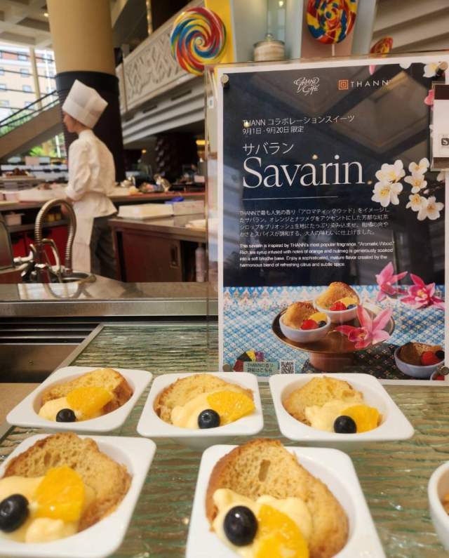 タイ高級コスメブランド THANNコラボスイーツ